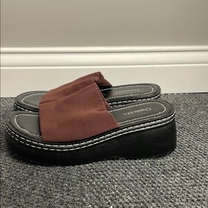 Chadwicks Brown Platform Y2K 90s Womens Size 10 Wide